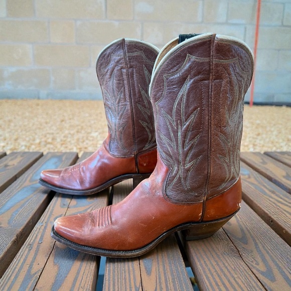 1950s • Olsen Stelzer • Cowboy Boots • Men’s 8.5 D Vintage Pee Wee Boots main image 4
